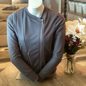 Rock & Republic/Grey/Sweater/Zip Up/Size Small